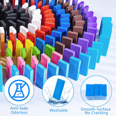 OBTANIM domino blocks spark imagination and patience through hands-on play.