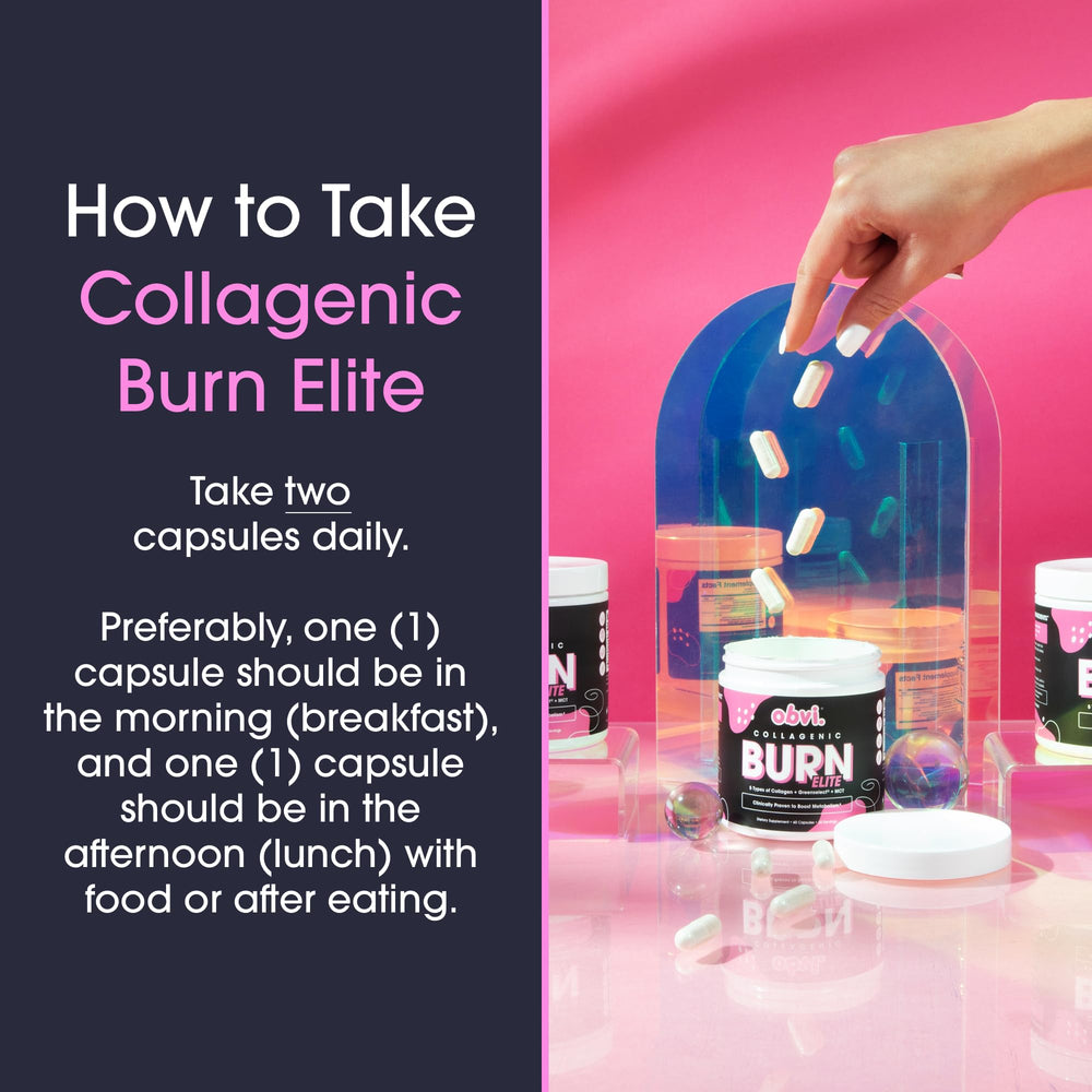 Obvi Burn Elite MCT oil ingredient highlight for sustained energy.