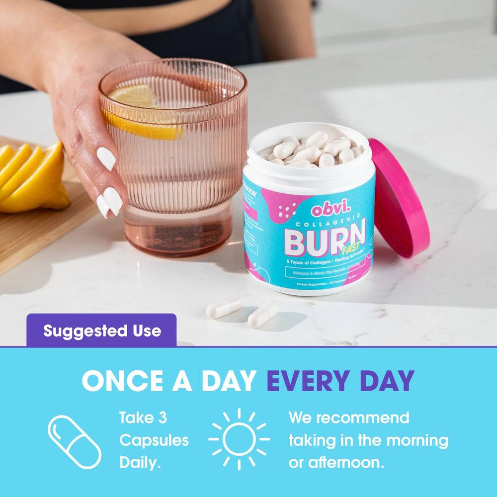 Packaging image conveys Obvi branding and product clarity.