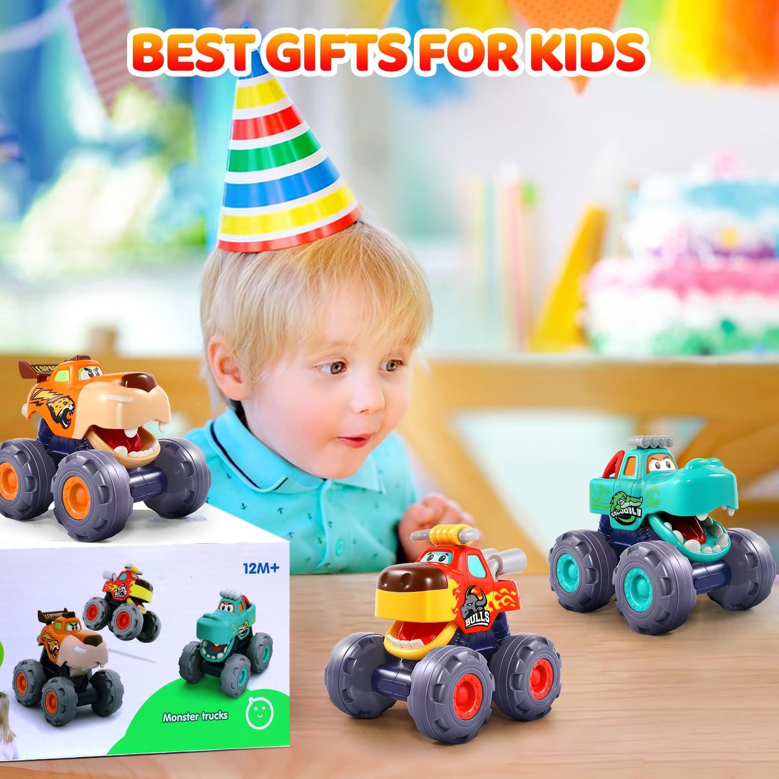 OCATO bright colors and large wheels grab toddlers' attention