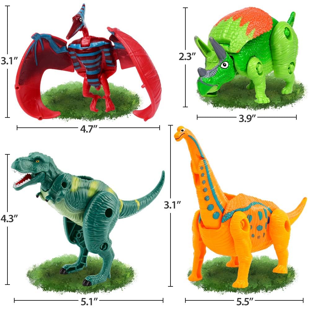 OCATO realistic-textured-dinosaur eggs spark creativity during playtime.