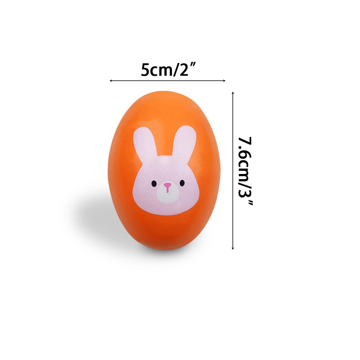 OCBTOW colorful Easter egg shakers, perfect Easter basket fillers.