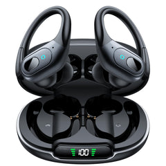 Occiam ANC earbuds in charging case showing easy USB-C recharge for long listening