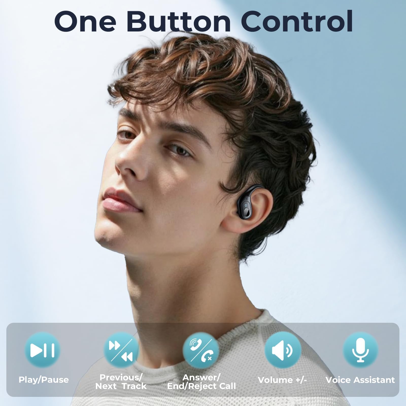 Occiam built-in microphones delivering clear calls in busy environments