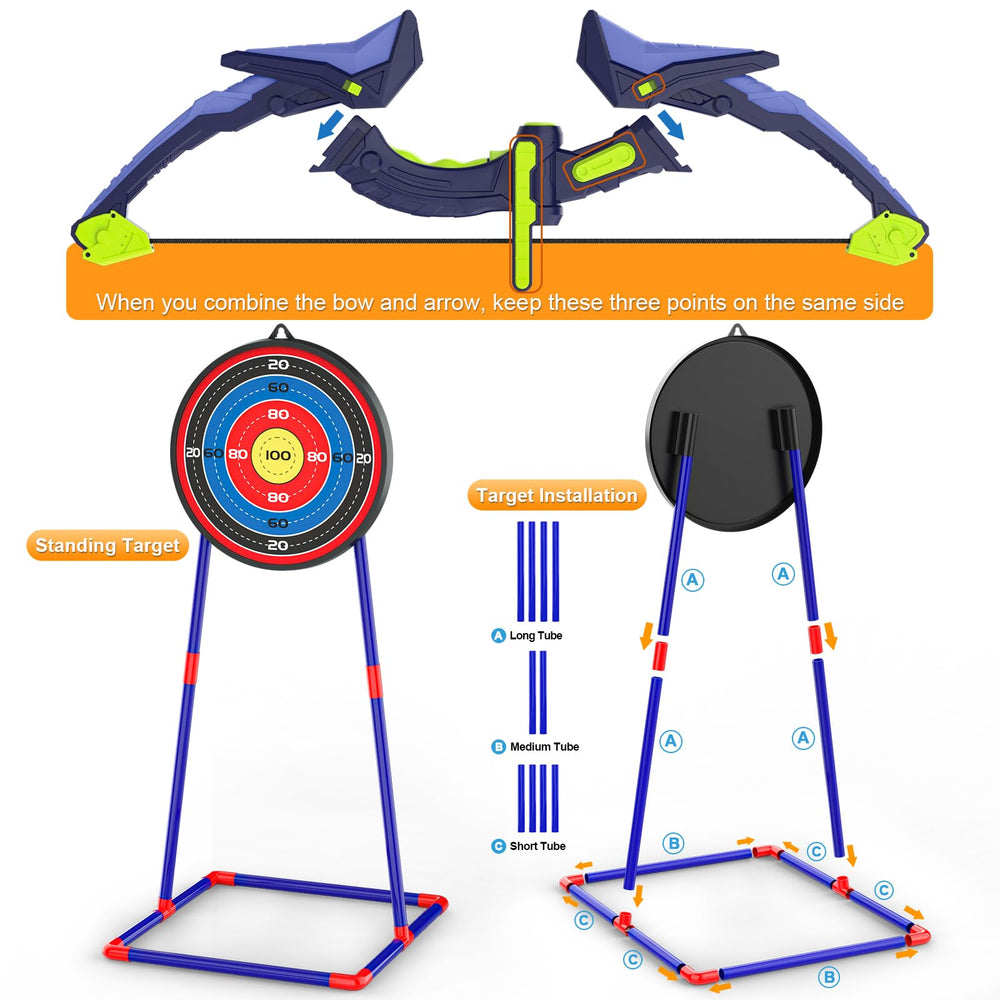 Ocditikl LED bows glow for low-light archery fun