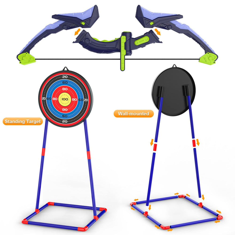 Ocditikl versatile indoor/outdoor archery play for kids