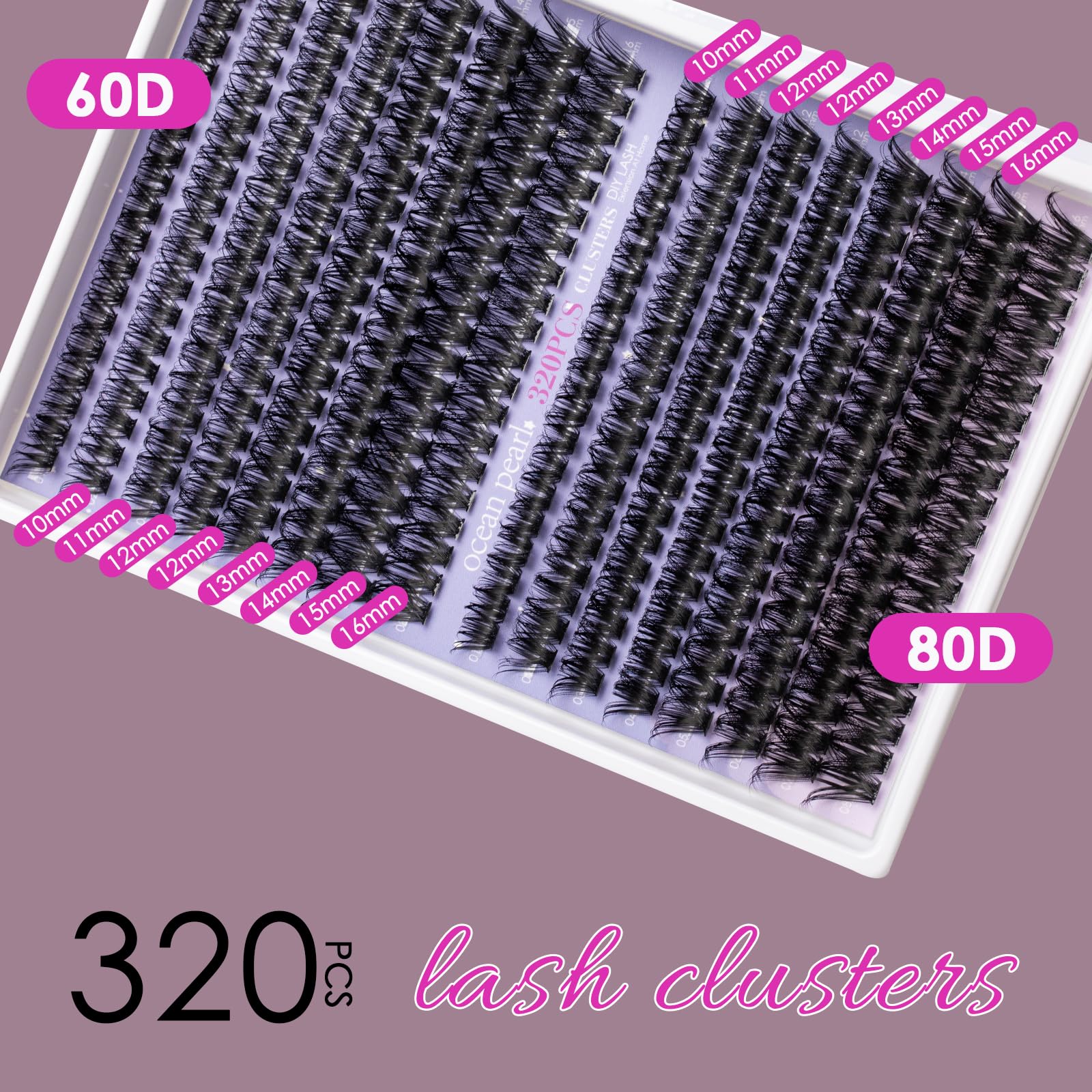 Ocean Pearl beginner-friendly application aids clean, precise lash placement.