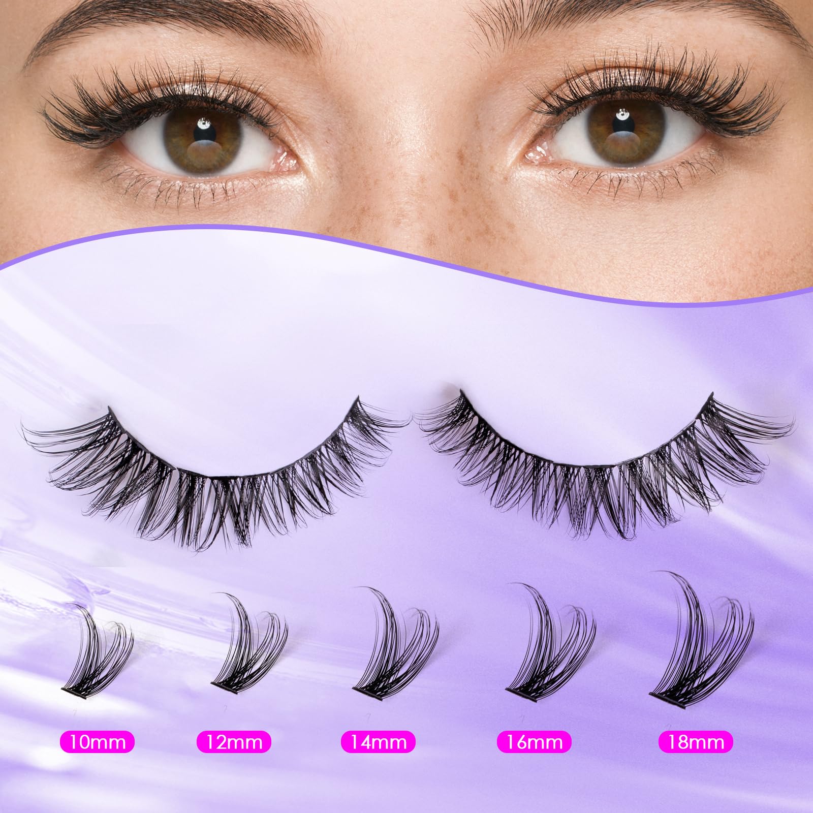 Ocean Pearl bond adhesive helps create a secure base for lashes.