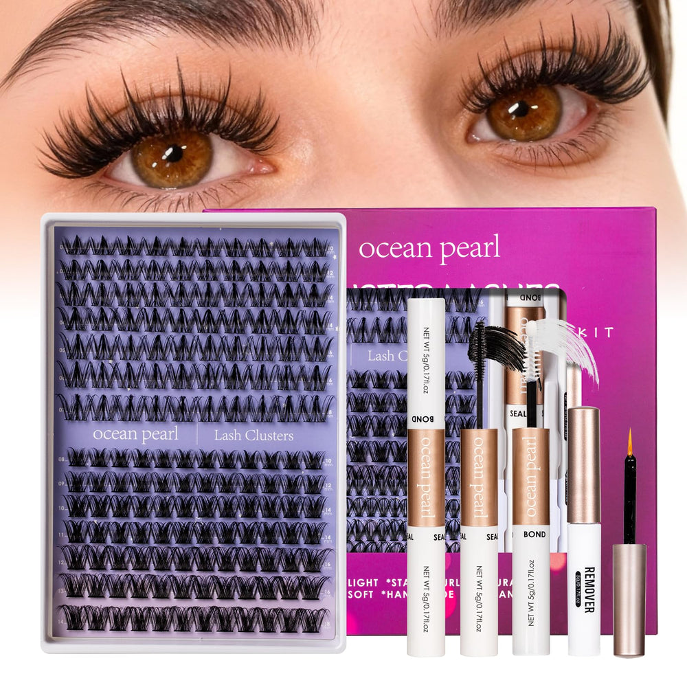 Ocean Pearl doll-eye cluster styling for open-eye looks.