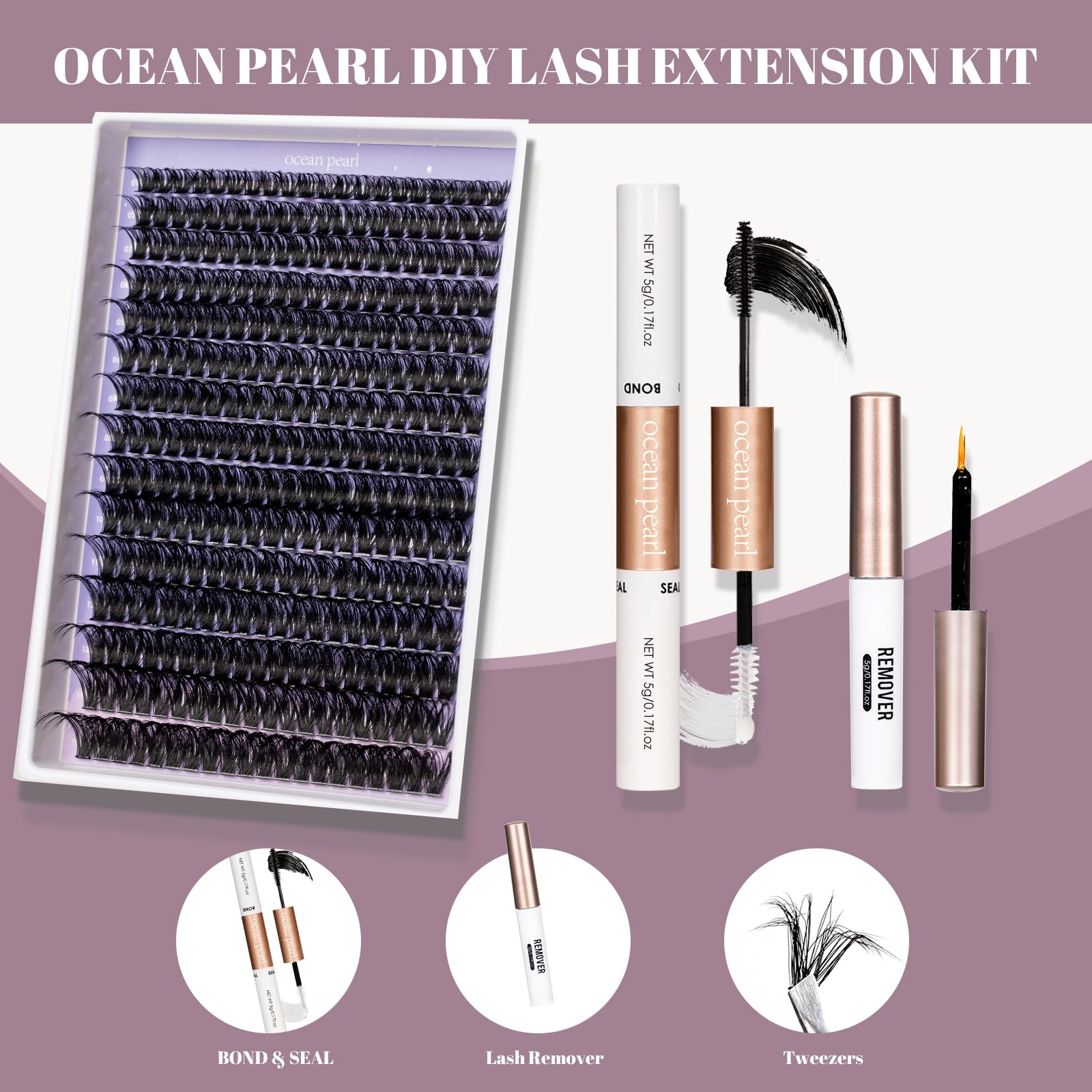 Ocean Pearl seal coat delivers longer wear with a clear finish.