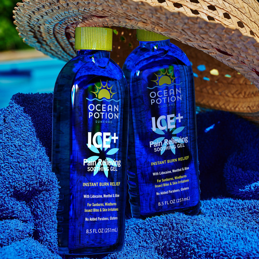 Ocean Potion Sun Care gel, aloe-based formula for gentle post-sun hydration