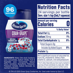 Ocean Spray Cran-Grape sachets for on the go flavor without calories.