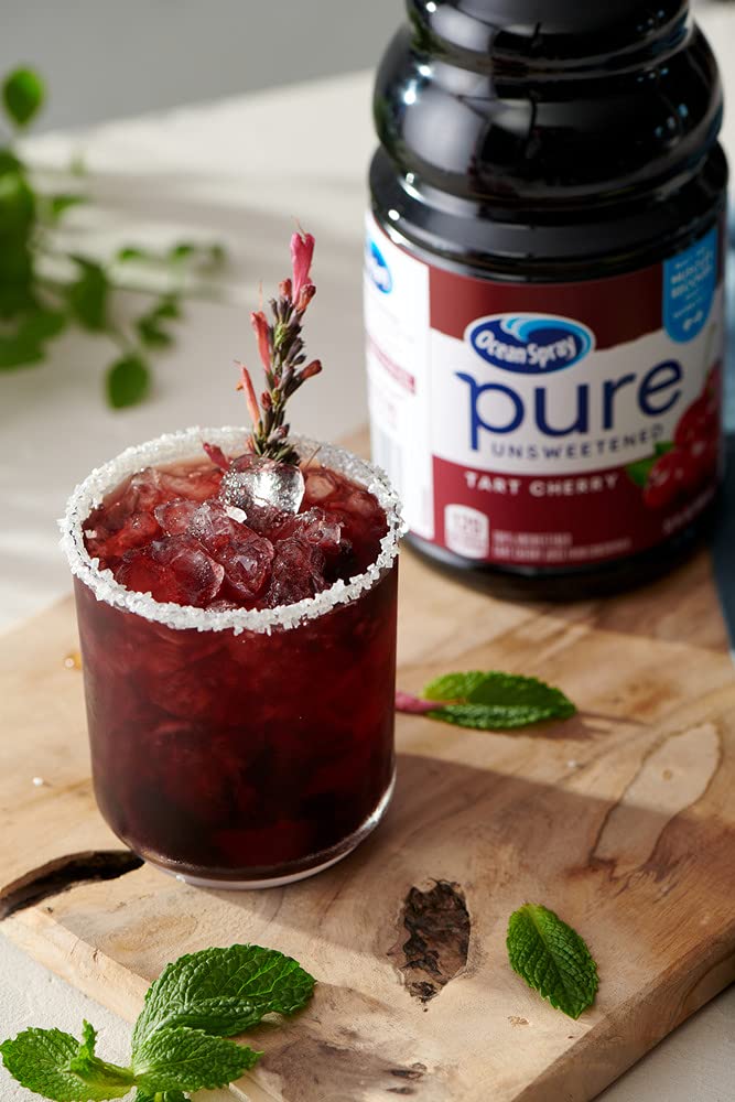 Ocean Spray tart cherry juice as a bold mixer for cocktails or mocktails.