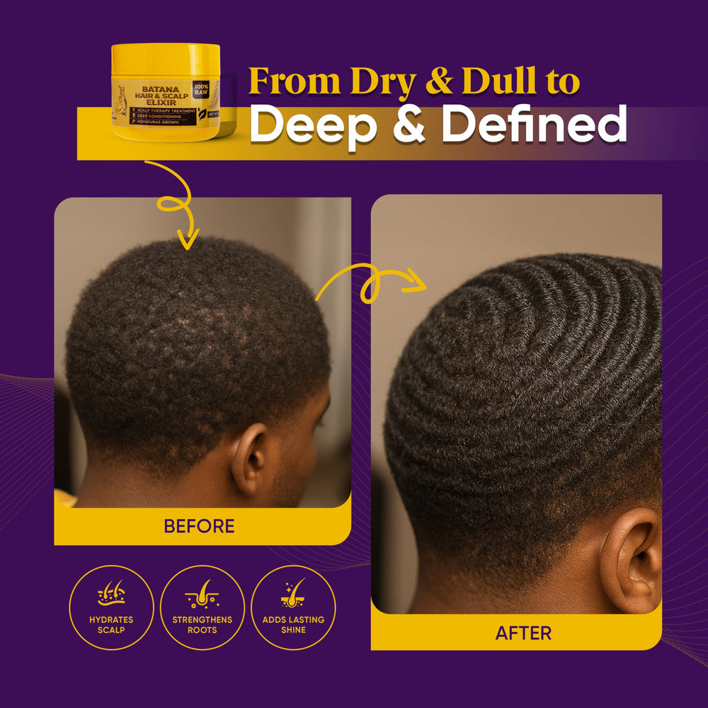 Ocean View Deep Waves Pomade on waves pattern illustrates 360-degree wave definition.