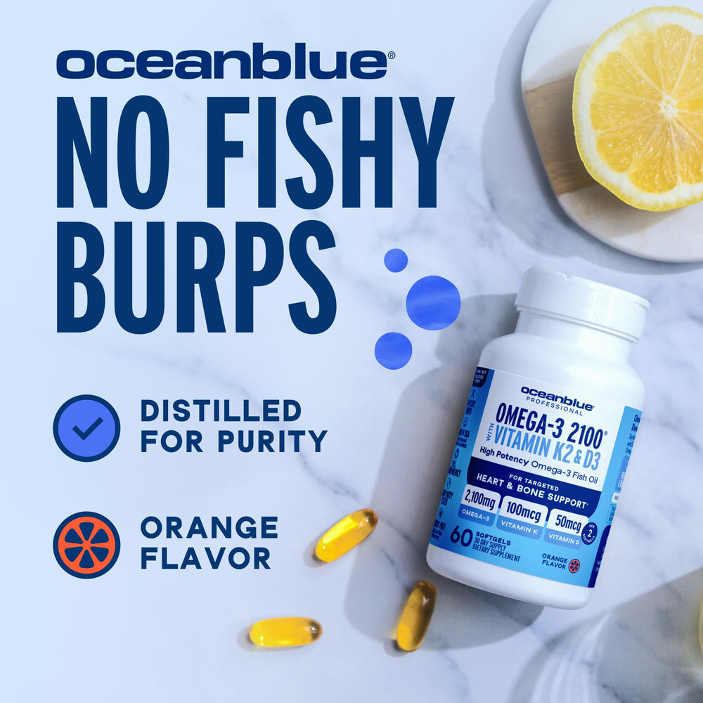 Oceanblue EPA DHA DPA blend provides a robust omega-3 profile in one capsule