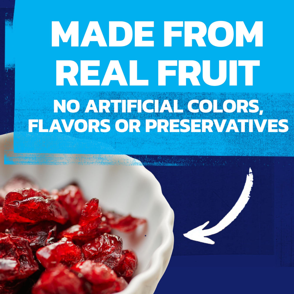 Single-serve bricks help control portions for healthy snacking.