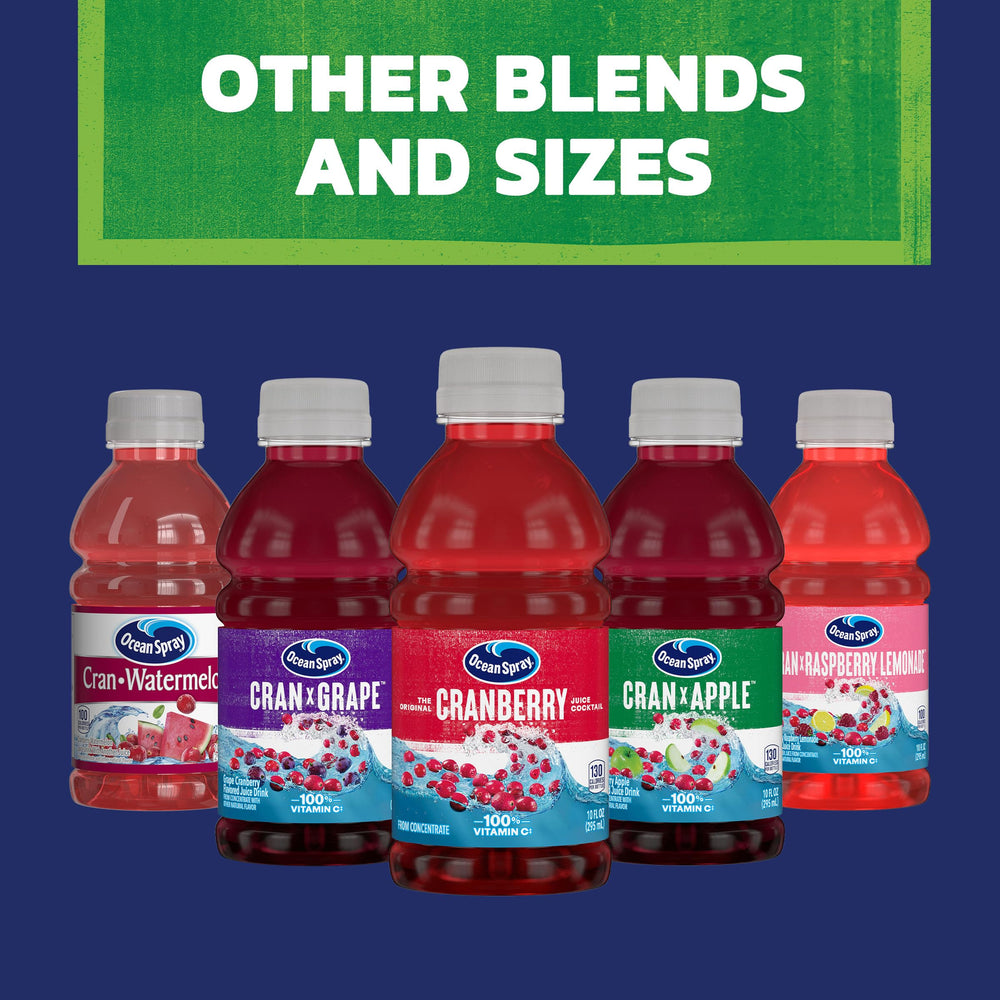 Ocean Spray Cran-Apple back-of-pack details and serving ideas.