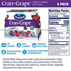 Ocean Spray Cran-Grape bottle pour demonstrates quick mixed drink versatility.