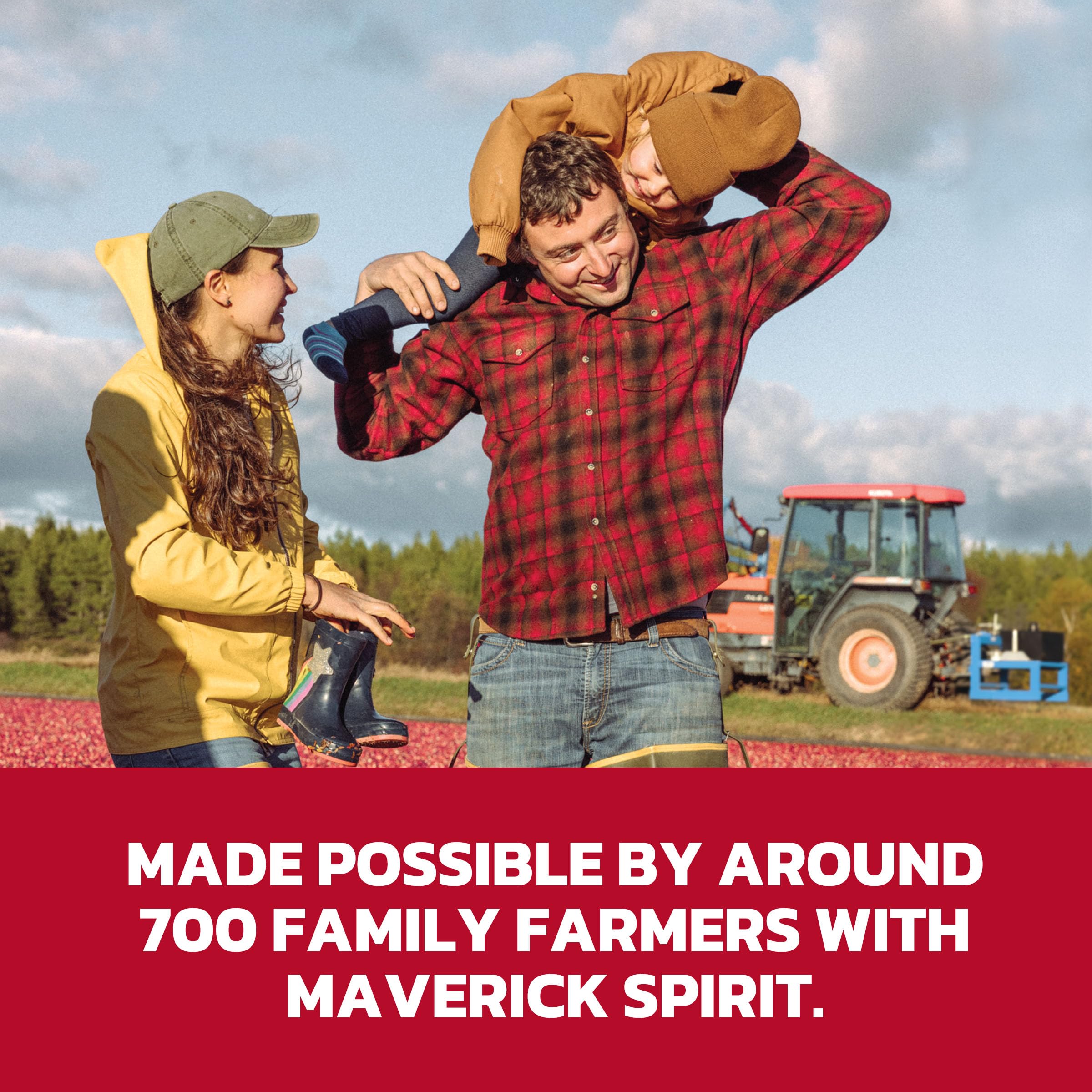 Ocean Spray Cranberries cooperative sourcing visual highlighting farm origins
