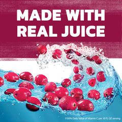 Pour Ocean Spray Cranberry Juice Cocktail into a glass for crisp, refreshing flavor.