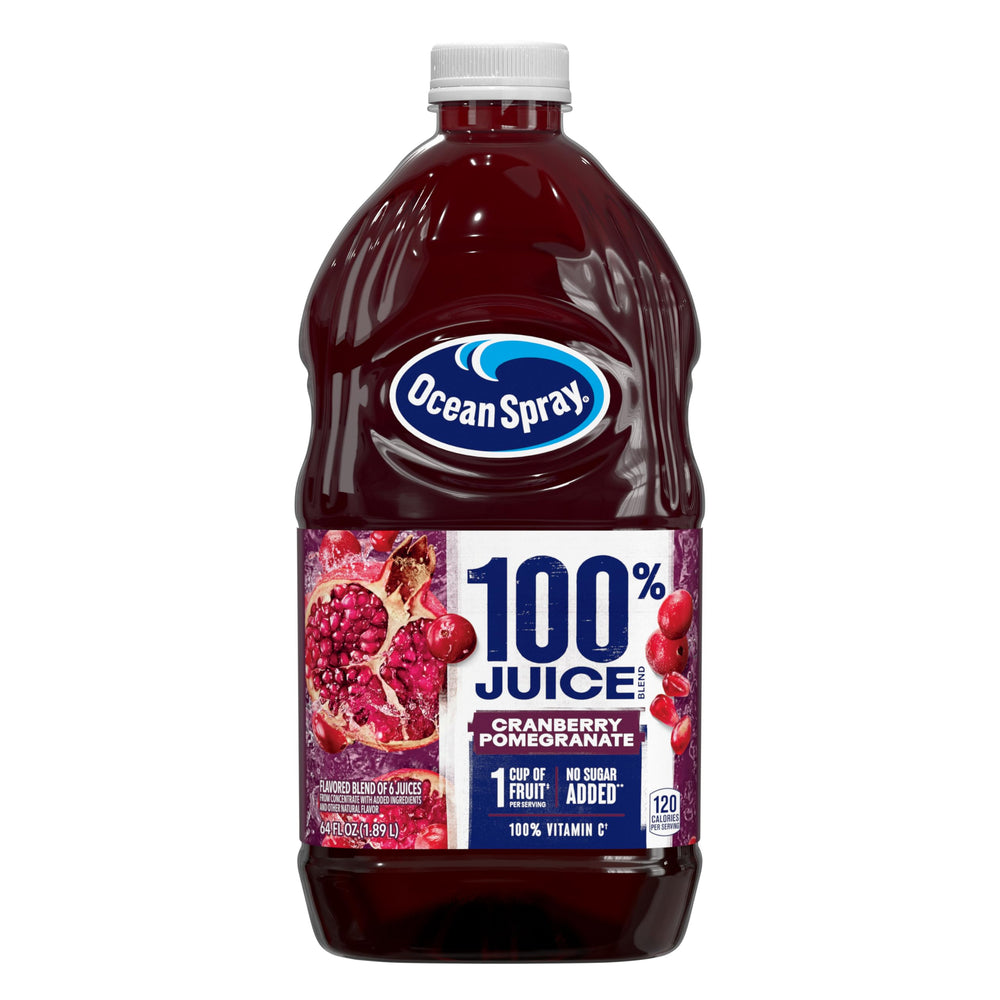 Ocean Spray Cranberry Pomegranate juice bottle front view for everyday refreshment
