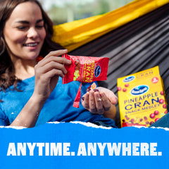 Ocean Spray Pineapple Cran Snack Medley textured fruit bits for bold flavor.
