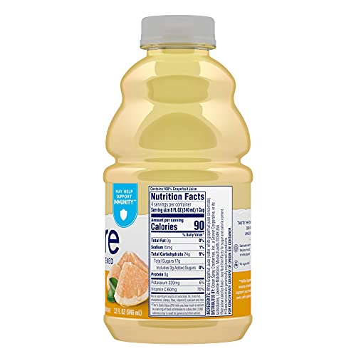 Pouring Ocean Spray White Grapefruit juice for tangy cocktails or smoothies.