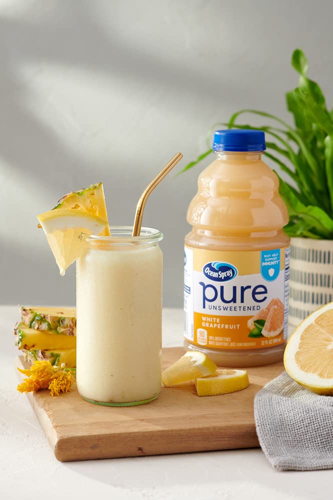 Smoothie boosted with Ocean Spray grapefruit juice for extra vitamin C.