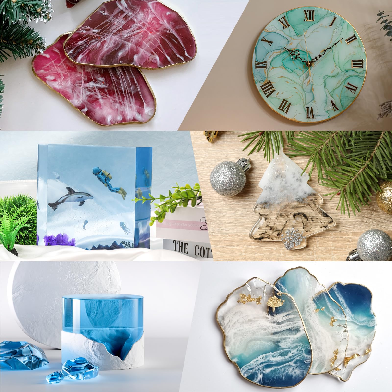 OcePor epoxy resin on wood reveals crystal clarity and a hard-wearing surface