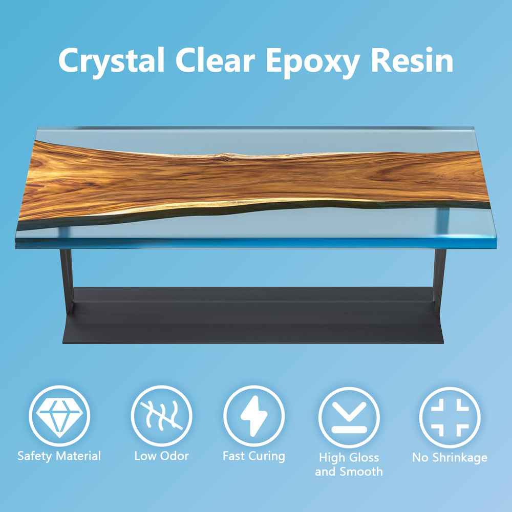 OcePor self-leveling epoxy resin demonstrates a smooth, low-odor finish