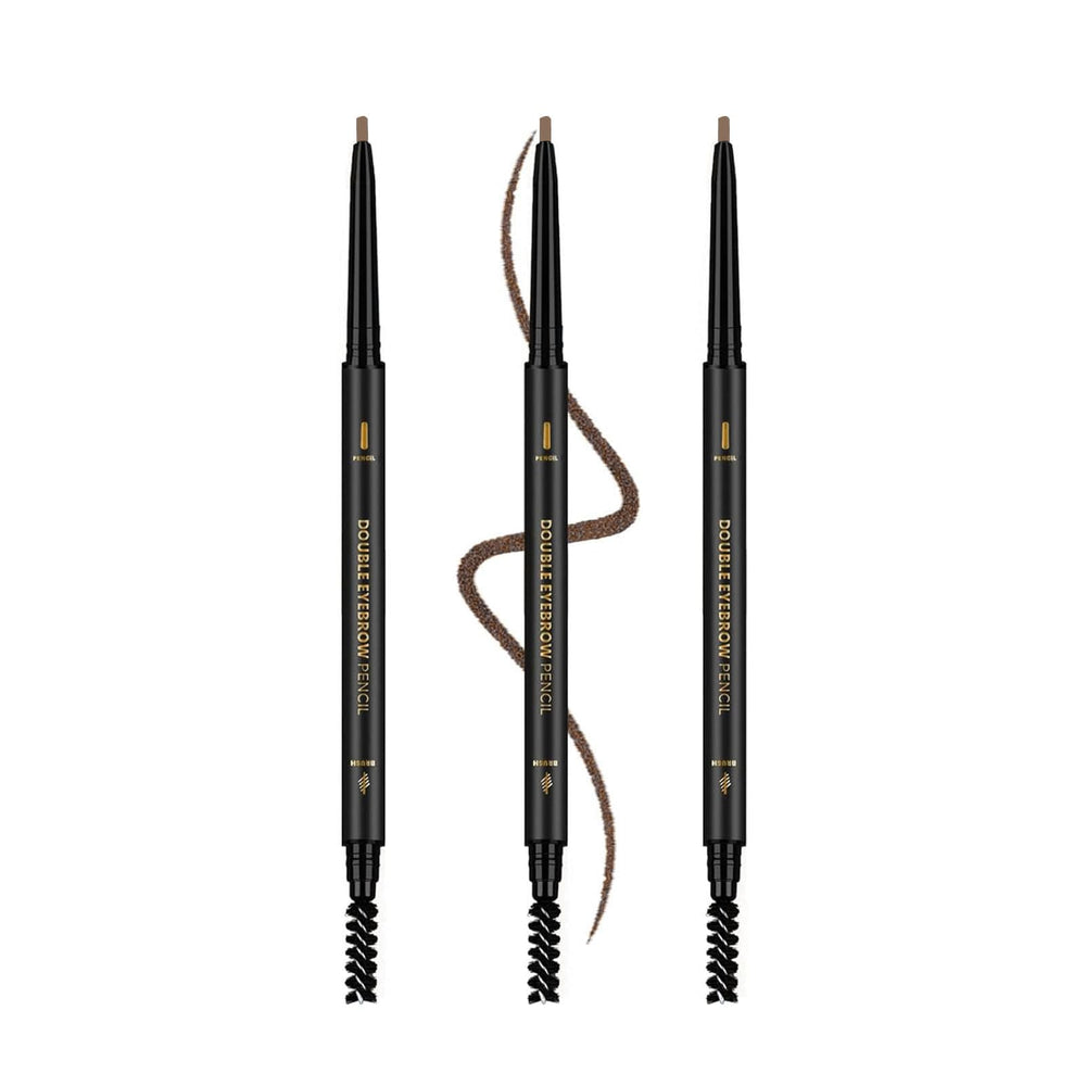 O'CHEAL 3Pcs light brown eyebrow pencil triple-pack close-up shows precise tip for natural strokes.