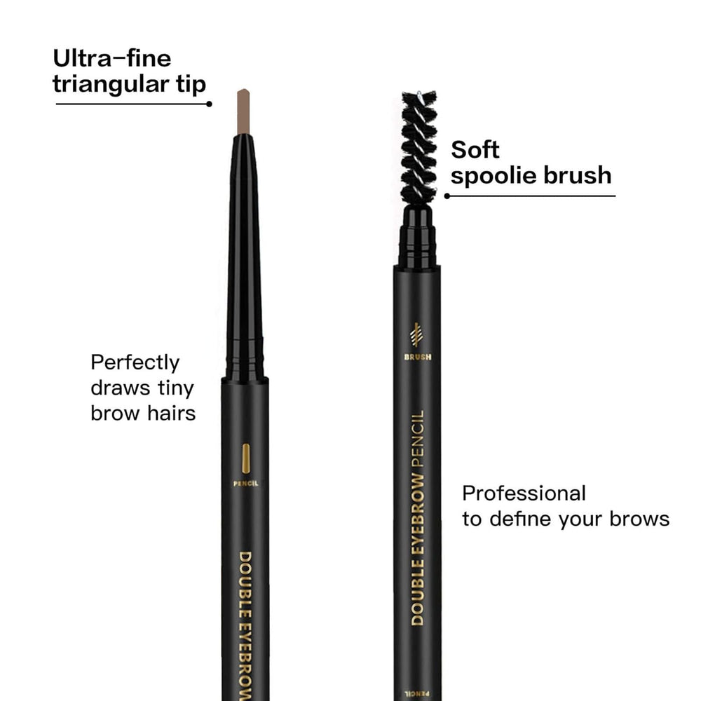 O'CHEAL eyebrow pencil spoolie end close-up for easy blending.