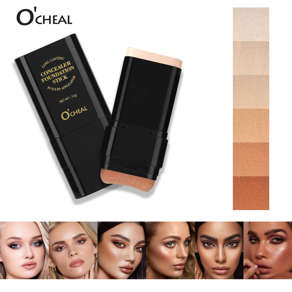 O'CHEAL lightweight longwear formula delivers natural finish.