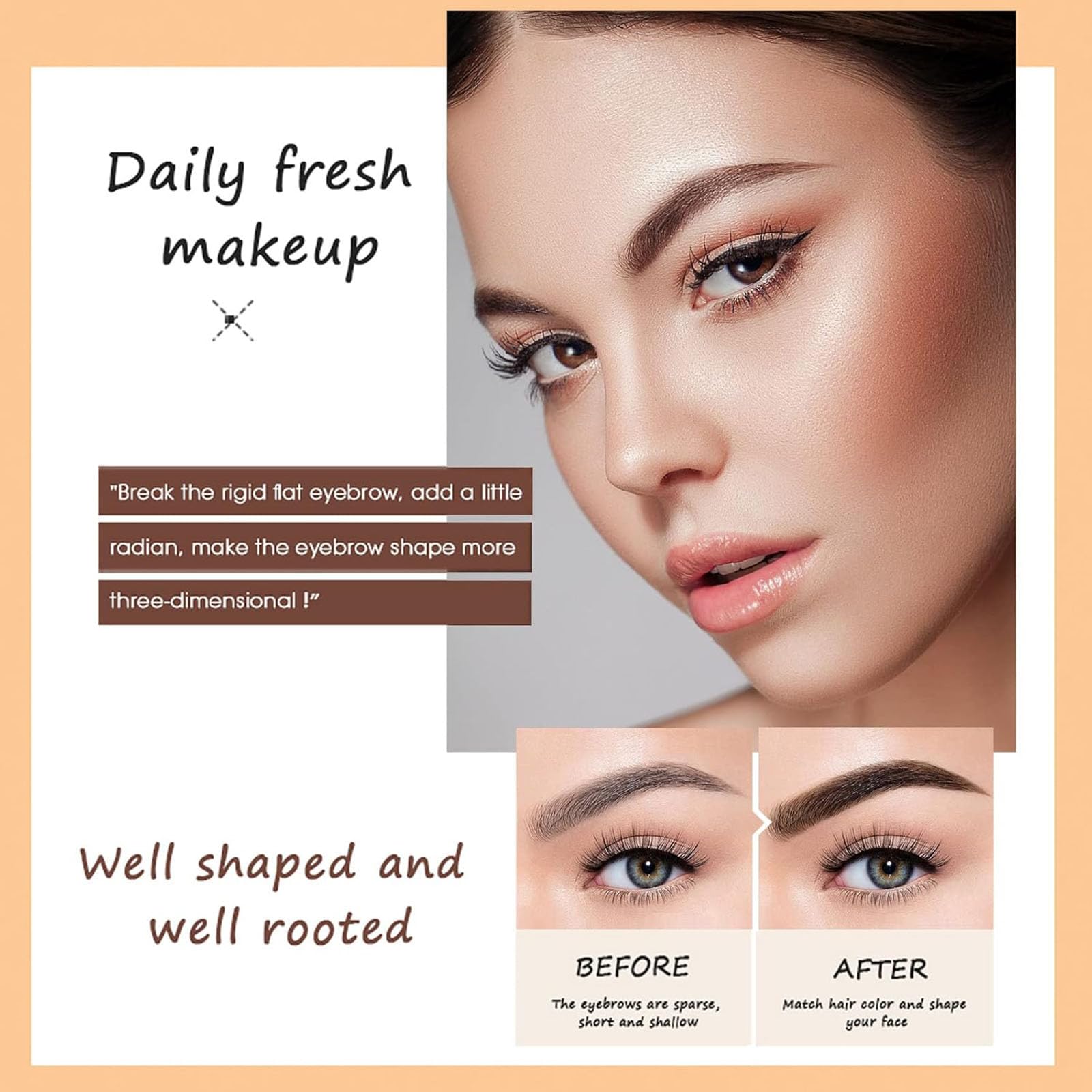 O'CHEAL precision hair-stroke definition for natural brows.