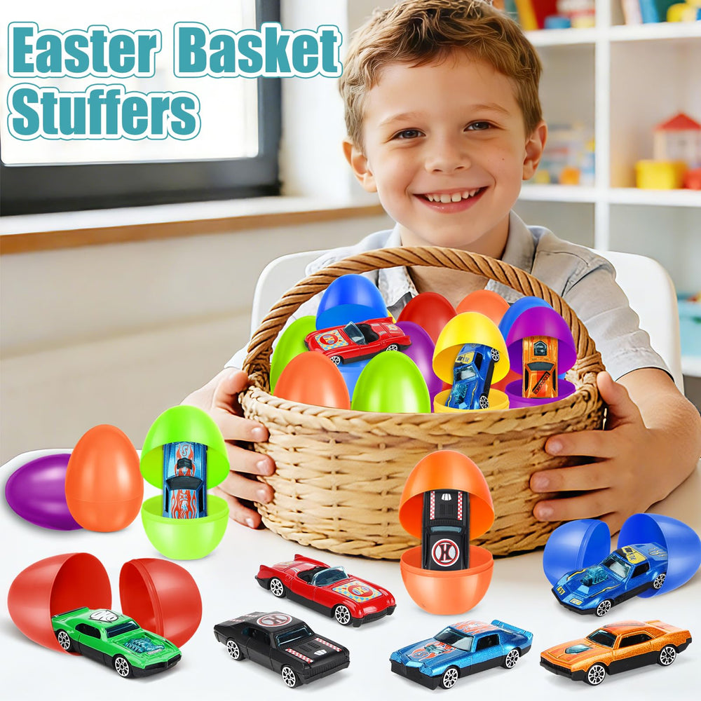 OCHIDO die-cast mini cars inside eggs spark imaginative play