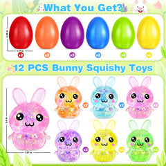 OCHIDO eggs hiding bunny squeeze toys ideal for tactile play