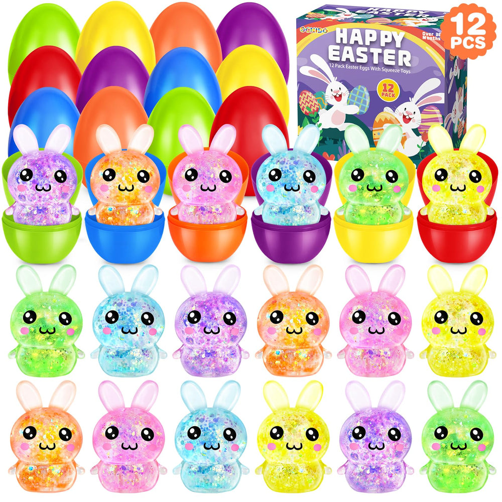 OCHIDO Easter eggs with colorful shells for exciting Easter egg hunts