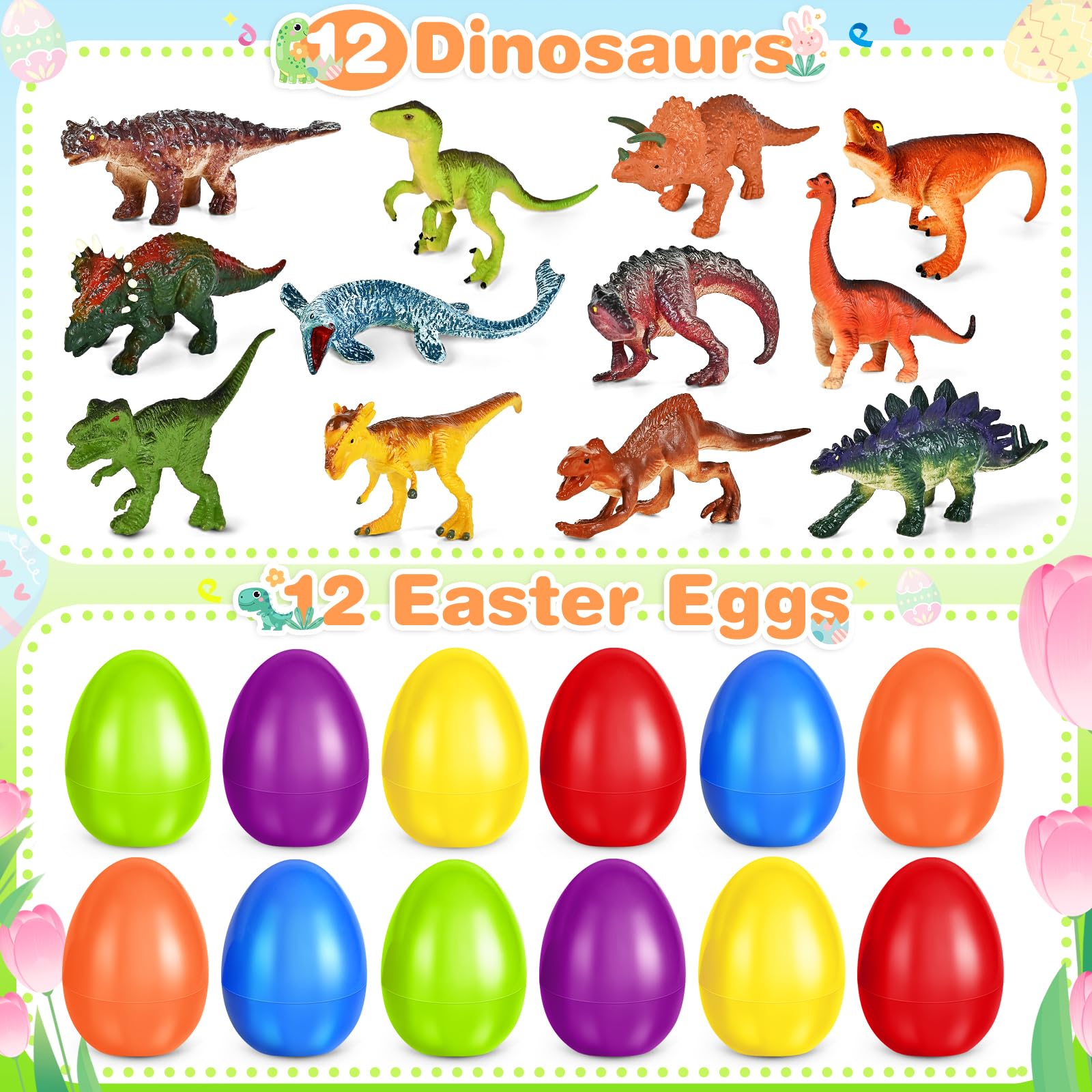 Bright six-color OCHIDO eggs ready for Easter play.