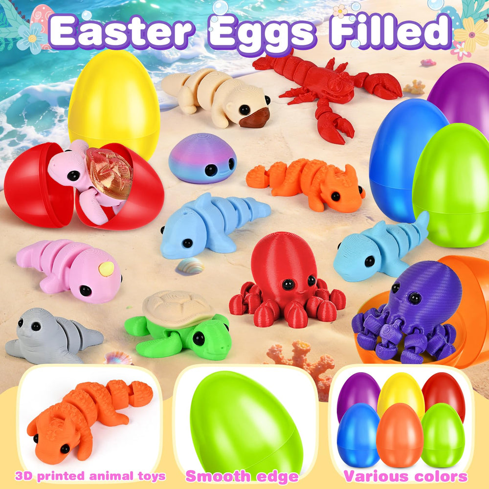OCHIDO sea animal toys inside eggs provide safe, durable play