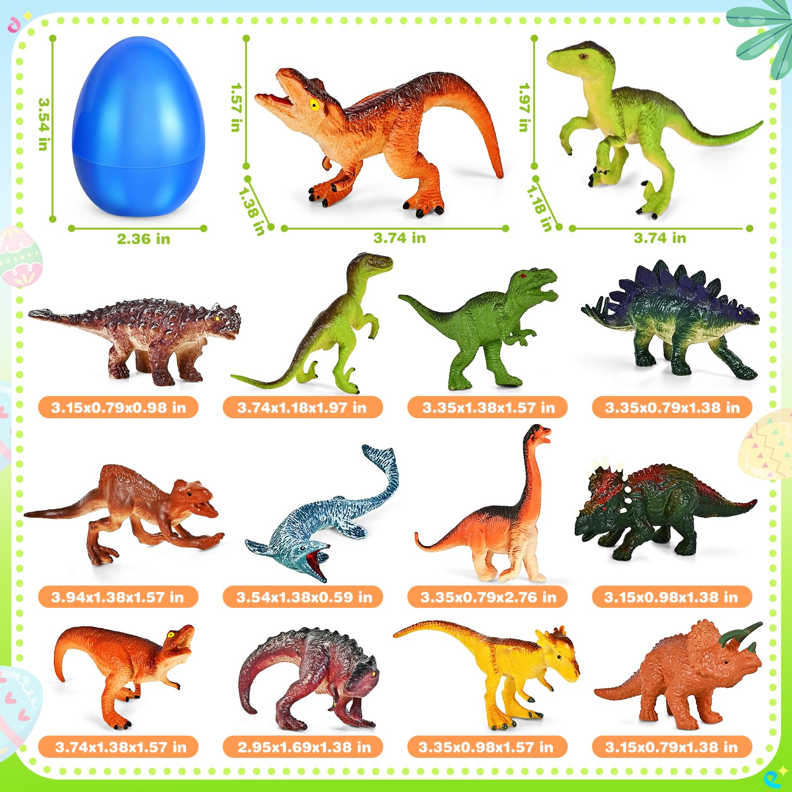 Easter egg hunt supplies ideal for parties and classroom rewards.