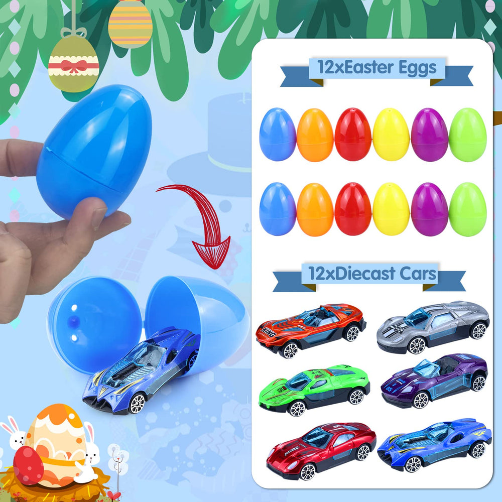 OCHIDO durable metal and plastic cars deliver lasting play