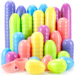 OCTERIC 60pc pastel Easter eggs for bright hunts and prizes