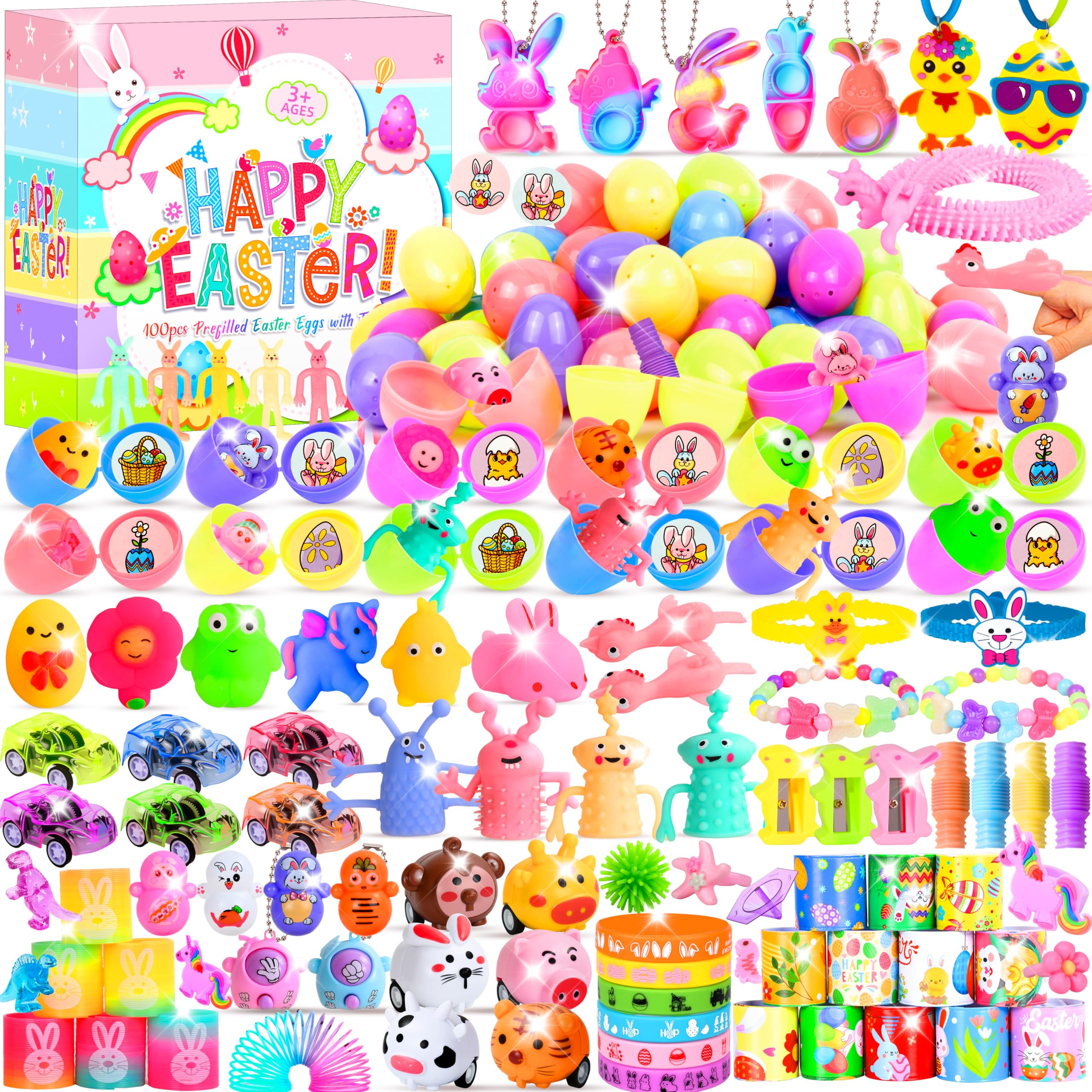 OCTERIC Easter eggs 120 colorful eggs ready for lively hunts.