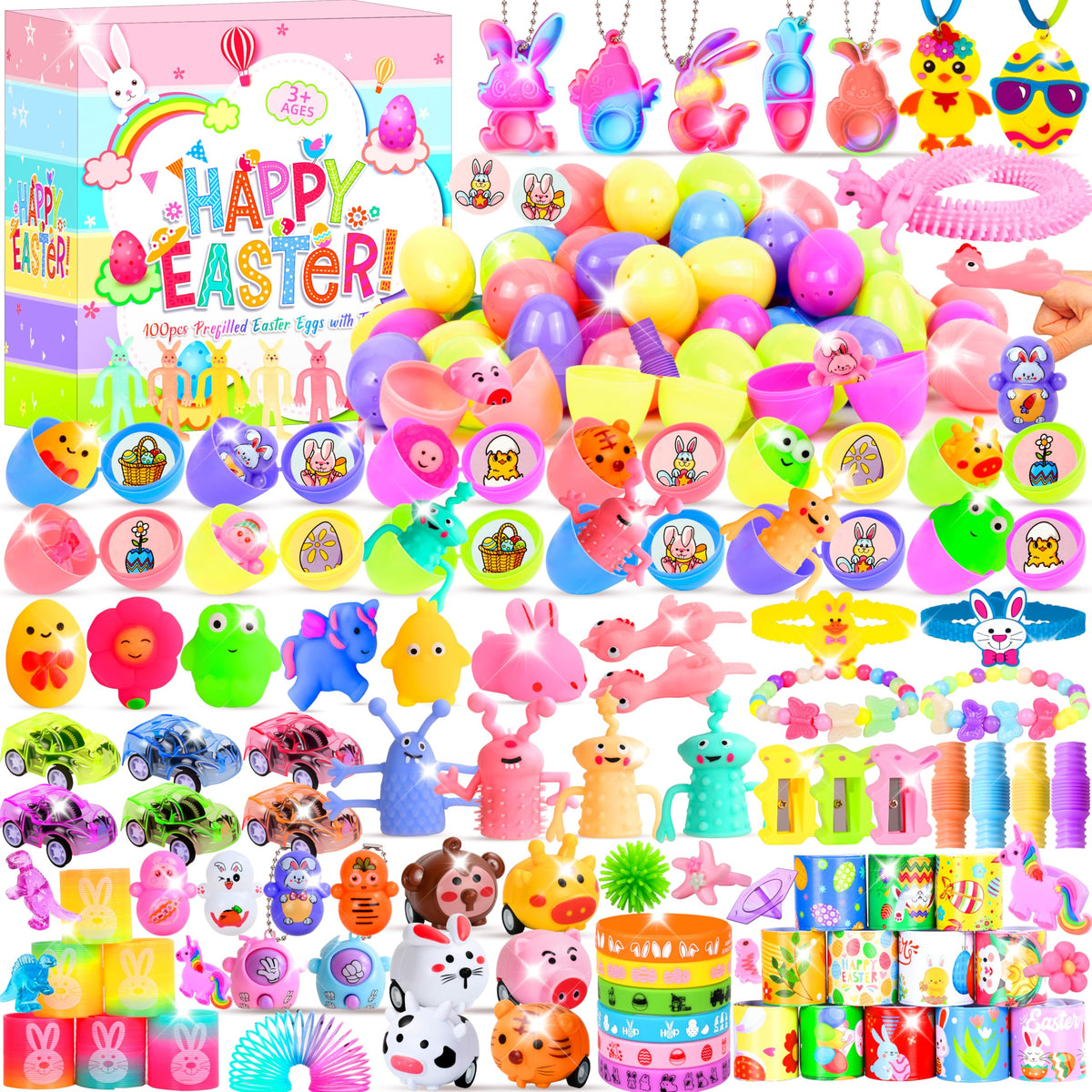 OCTERIC Easter eggs 120 colorful eggs ready for lively hunts.