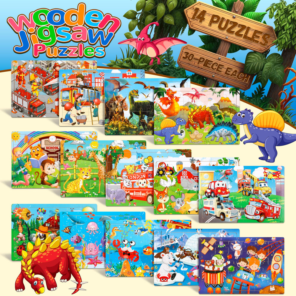 OCTERIC animal puzzle supports early recognition through vivid pictures.