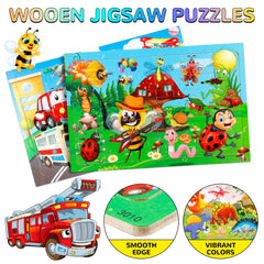 OCTERIC insect puzzle invites tactile exploration with bright colors.