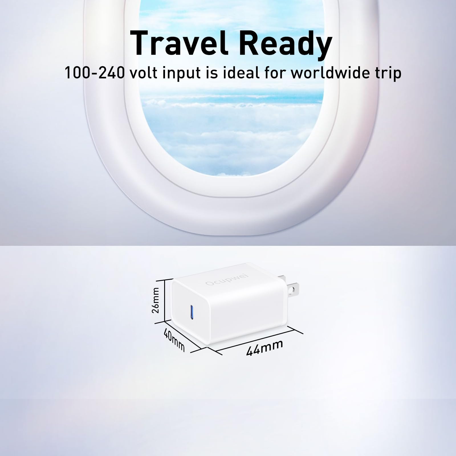 Ocupwei dual-pack charger for home or office use.