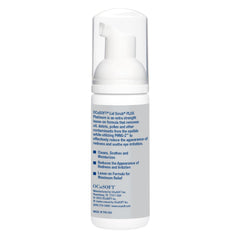 Foaming texture close-up highlighting easy application across lids.