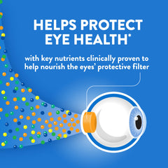 Ocuvite 50+ omega-3 softgels image highlights purified fish oil
