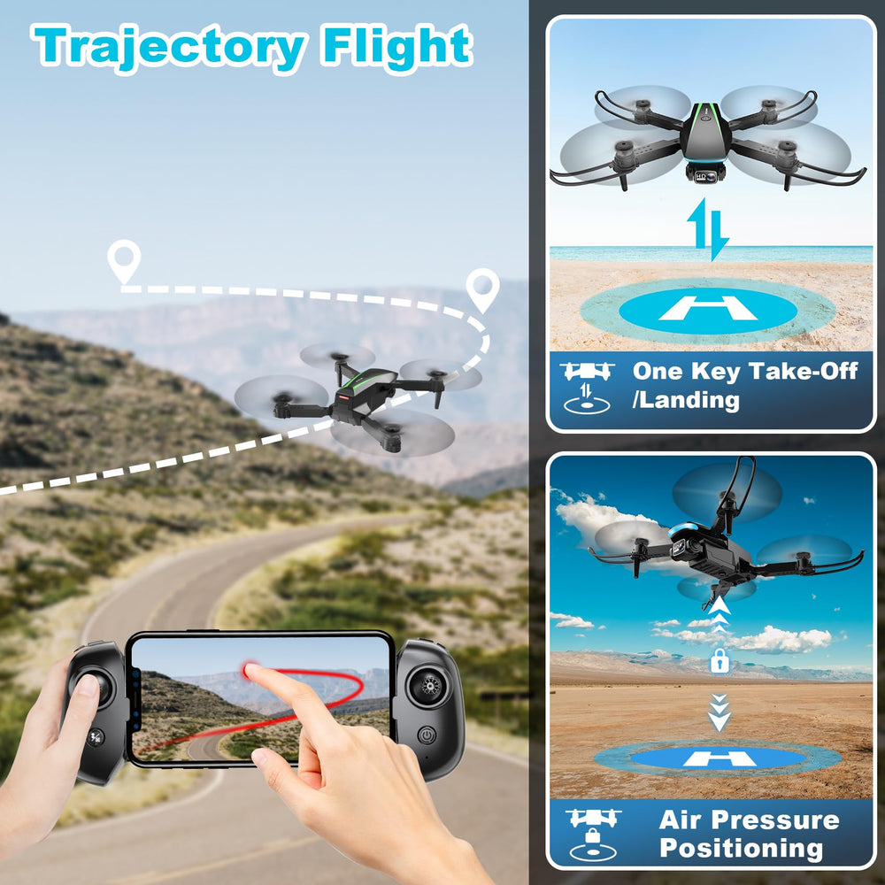 Oddire drone 1080p camera tilt enables versatile framing.